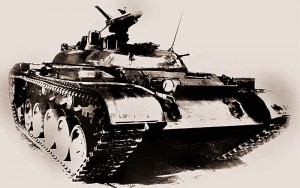 Опытный образец истребителя танков «объект 150» с ходовой частью танка «объект 167». 1961 год