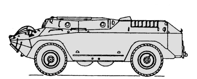 Рисунок брдм карандашом