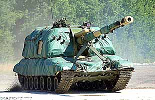 152-мм самоходная артиллерийская установка 2С19М1 «Мста-С» на стрельбах и на полосе препятствий (ГАЛЕРЕЯ)