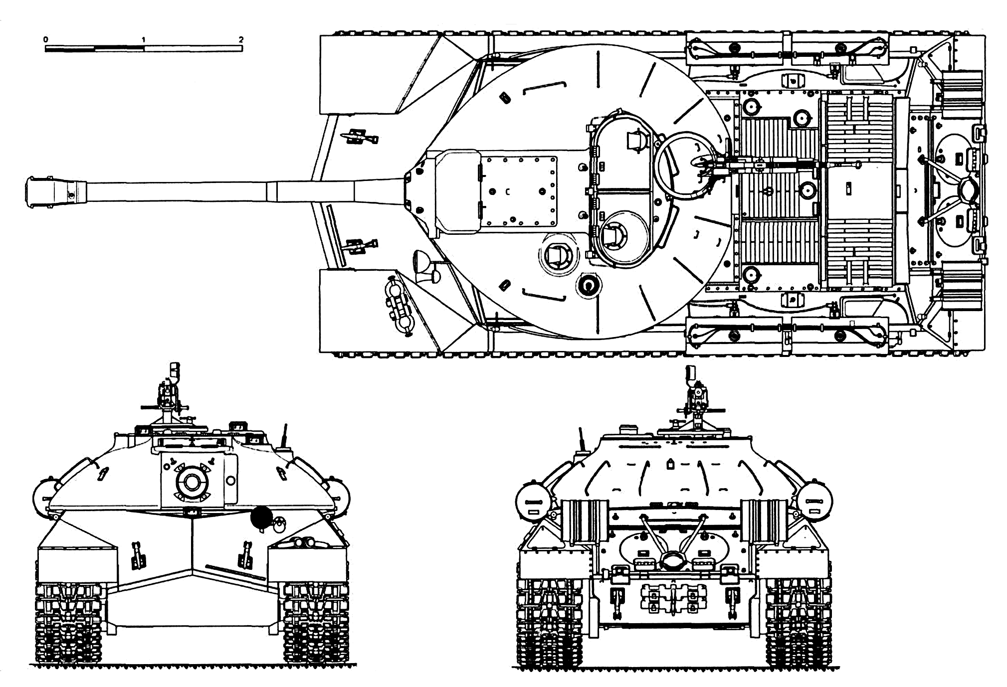 Тяжелый танк ИС-3 выпуска 1945 