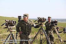 Группа визуального контроля результатов стрельбы. Полигон Чебаркуль