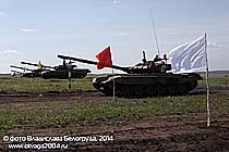 На старте очередного заезда. Полигон Чебаркуль