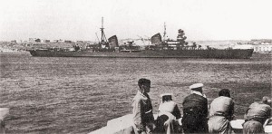 Крейсер «Молотов» в Севастополе, 1941 г.